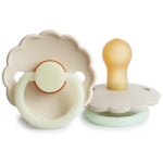 Frigg Daisy Natural Rubber Pacifier | Glow in the Dark Cream