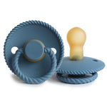 Frigg Rope Natural Rubber Pacifier || Ocean View