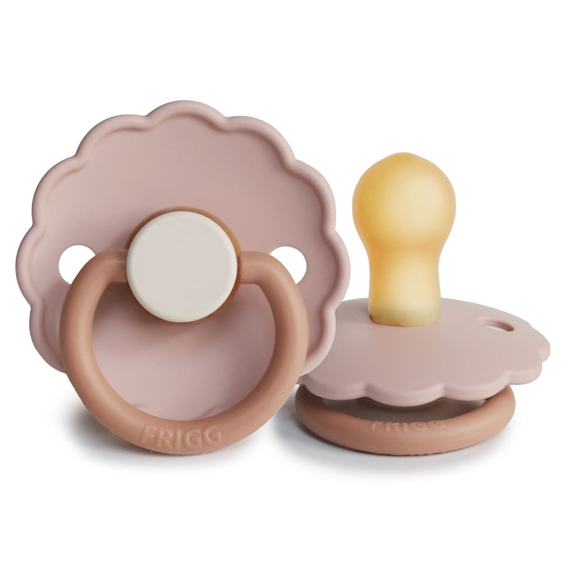 Frigg Daisy Natural Rubber Pacifier - Biscuit