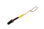 Faded pacifier clips (for boys)
