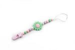 Daisy Pacifier Clips