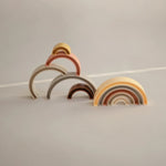 Mushie Rainbow Stacker Toy ( Sol )