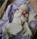 Knotted Baby Gown - Ivory